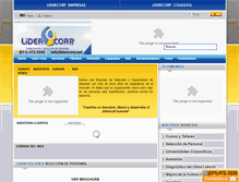 Tablet Screenshot of lidercorp.net