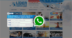 Desktop Screenshot of lidercorp.com.br